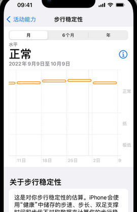 阳城iPhone手机维修如何在iPhone开启'步行稳定性通知'