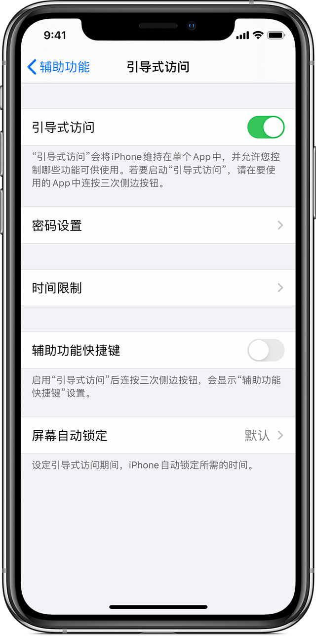 阳城苹果手机维修分享如何在 iPhone 上退出引导式访问 