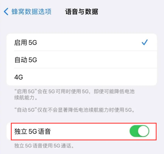 阳城苹果14维修分享iPhone 14 Pro如何开启VoNR 
