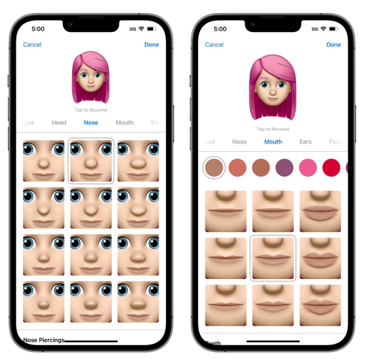 阳城苹果手机维修分享​iOS 16中的拟我表情有了哪些变化和升级 